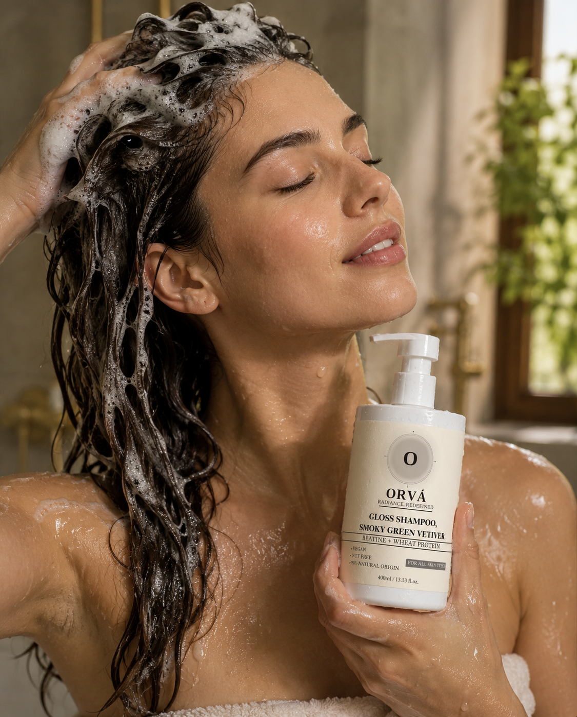 Gloss Shampoo, Smoky Green Vetiver