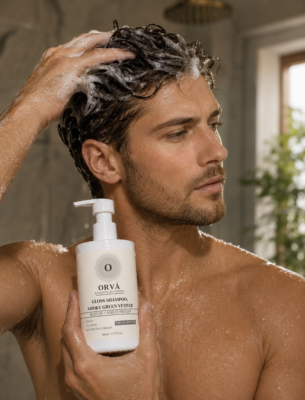 Gloss Shampoo, Smoky Green Vetiver