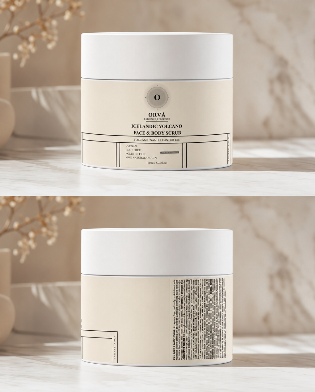 Icelandic Volcano Face & Body Scrub