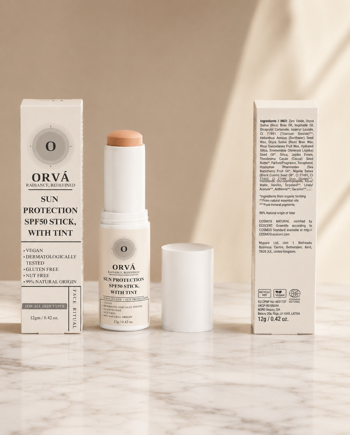 Sun Protection SPF50 Stick, with tint