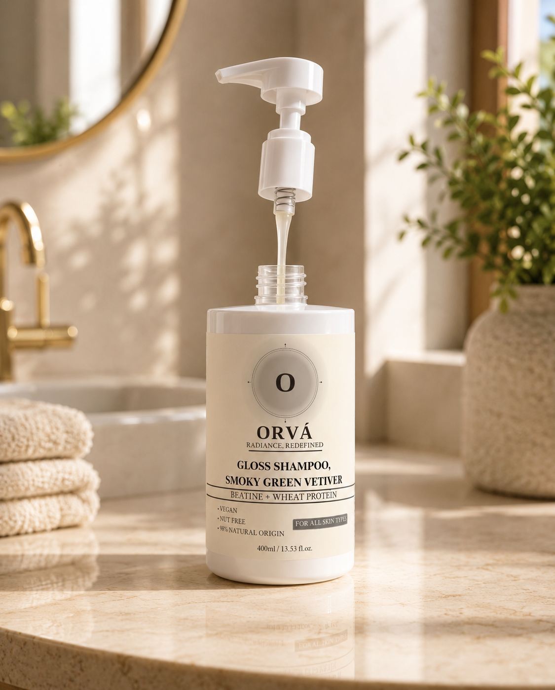 Gloss Shampoo, Smoky Green Vetiver