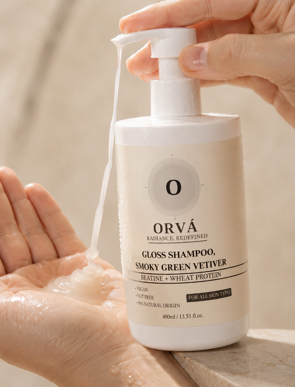 Gloss Shampoo, Smoky Green Vetiver
