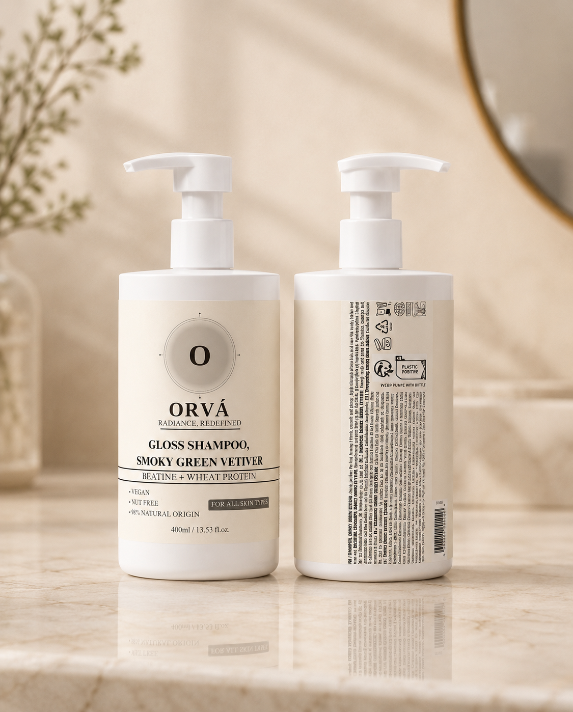 Gloss Shampoo, Smoky Green Vetiver